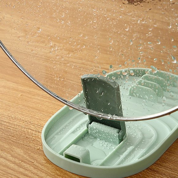 Non Slip Kitchen Spoon Holders Spatula Rack Shelf - Picture 8 of 9